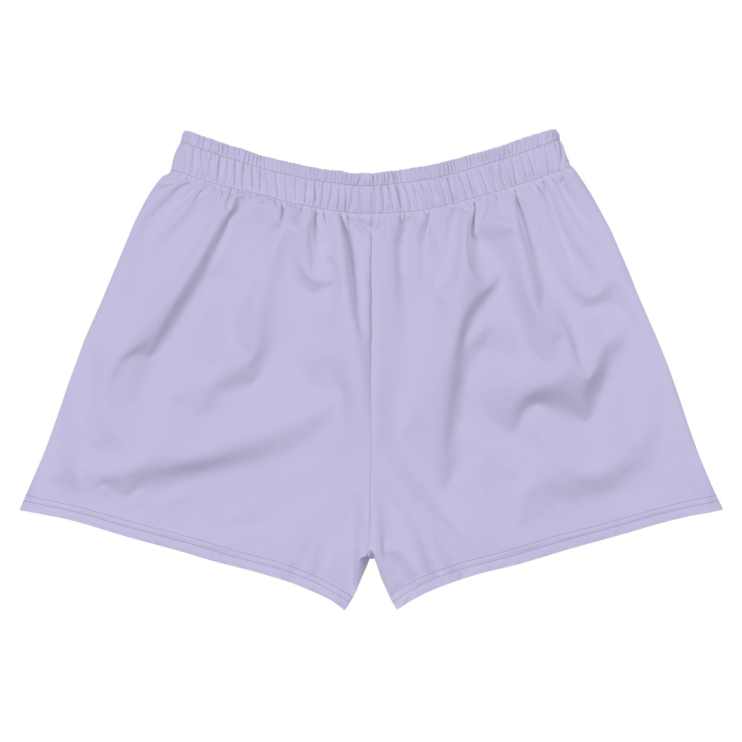 White on Light Purple Women’s Athletic Shorts