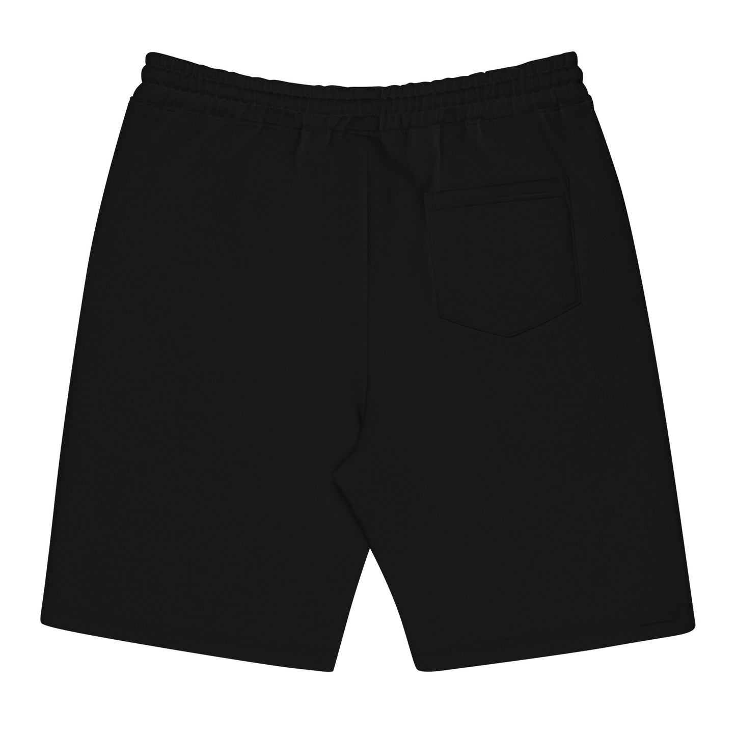 Men's Blue on Black fleece shorts