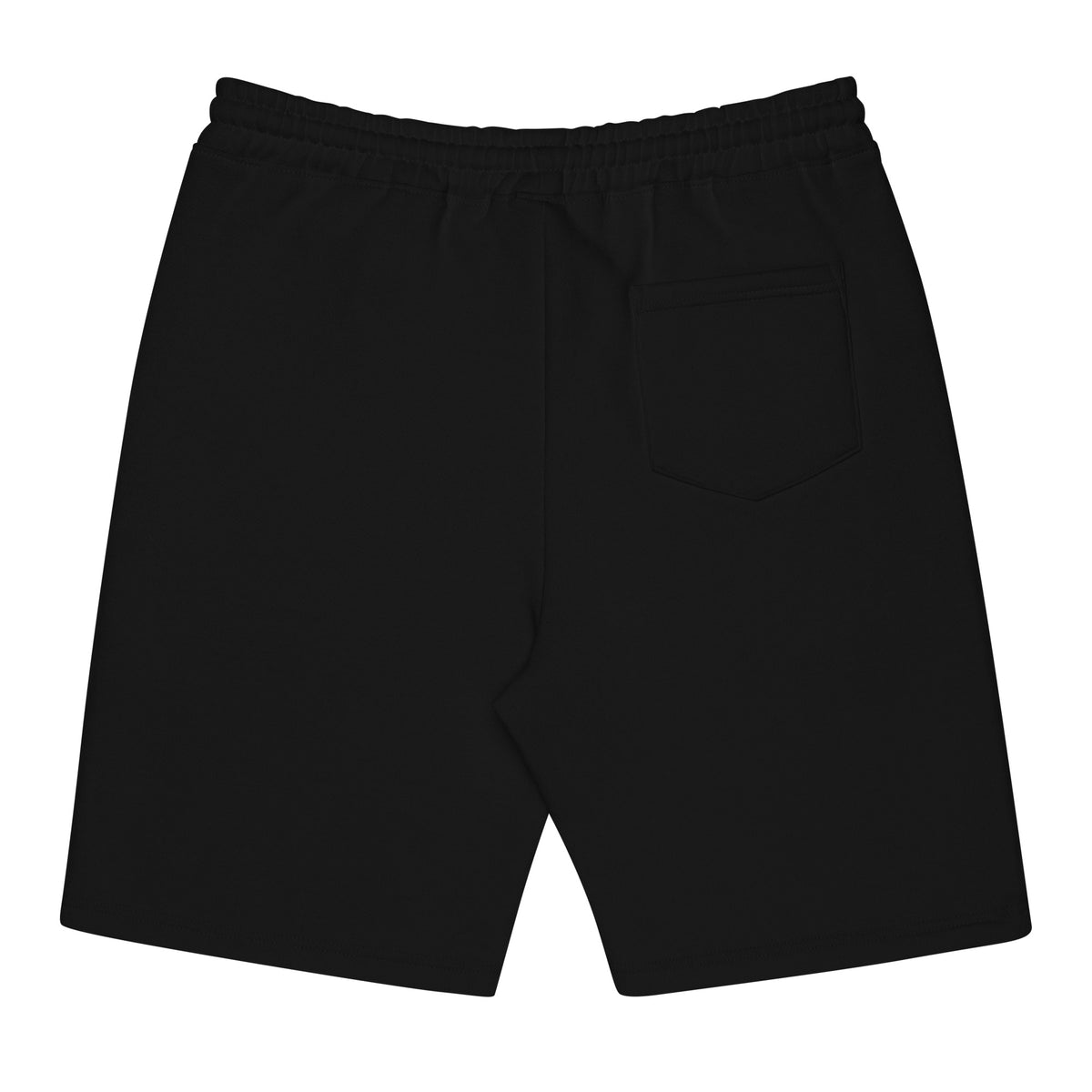 Men's Blue on Black fleece shorts
