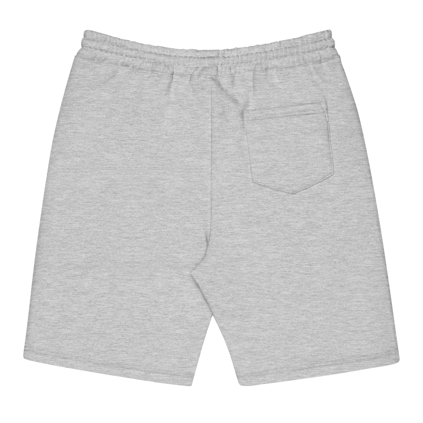 Men's Red on Gray fleece shorts