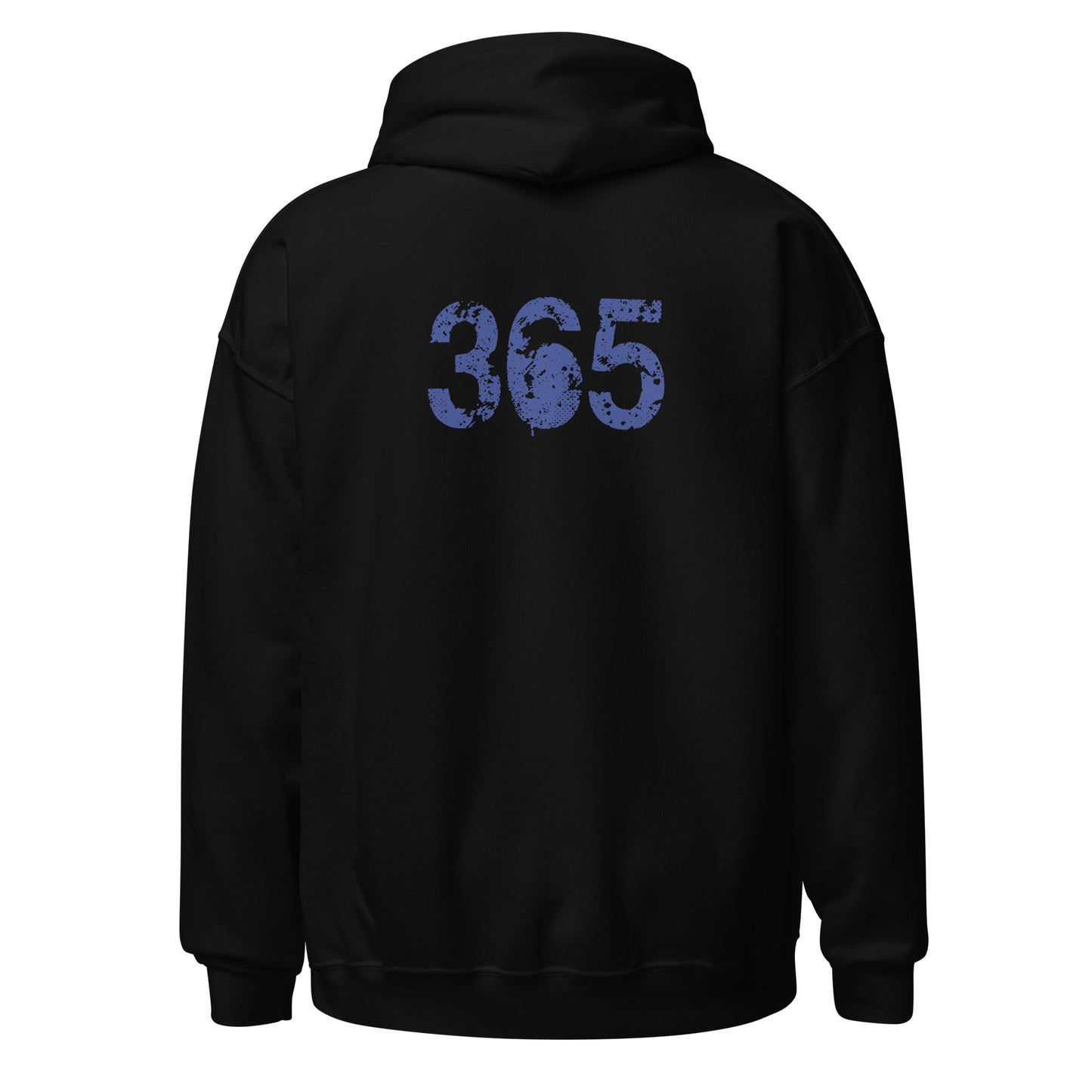 Black on Blue Unisex Hoodie