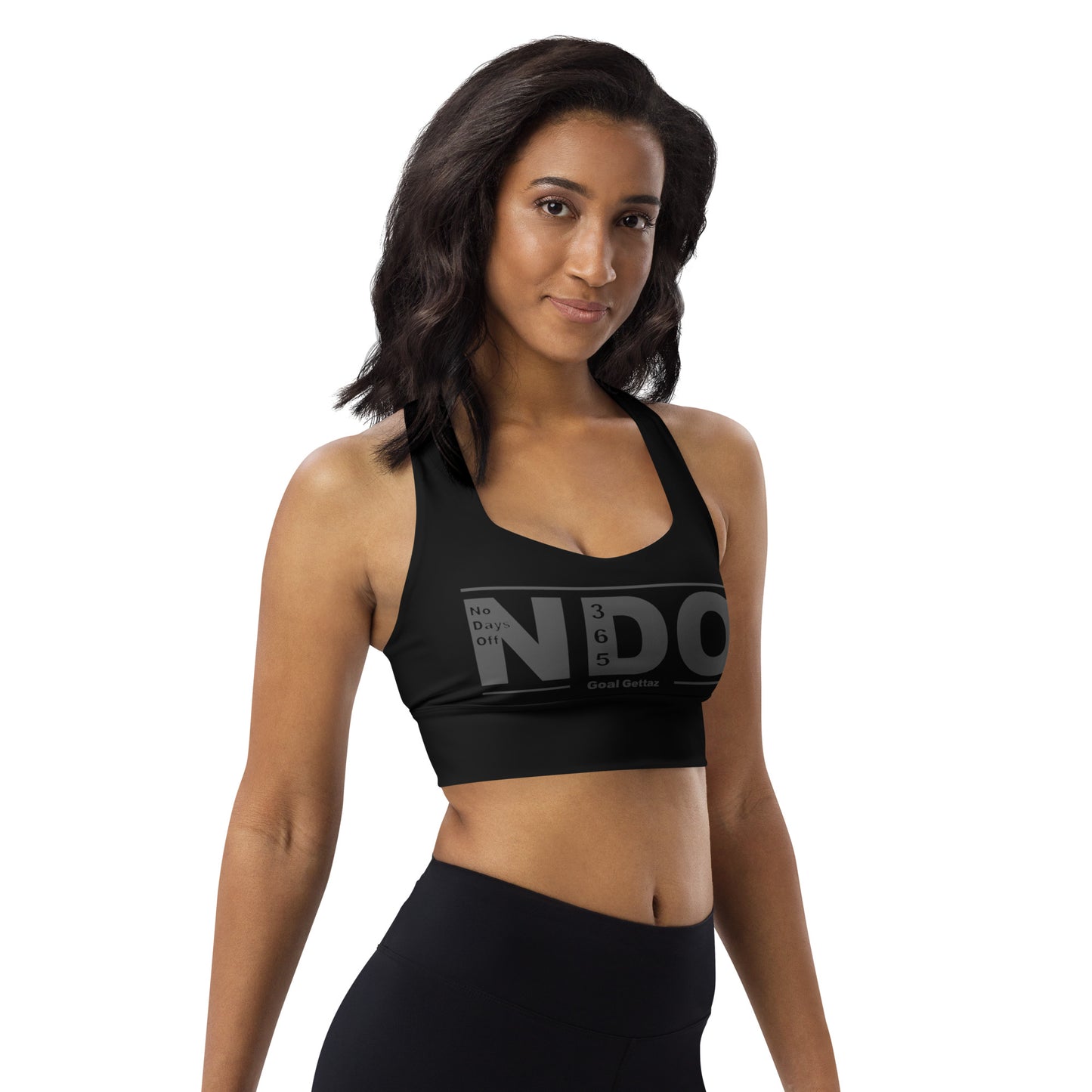 Longline sports bra