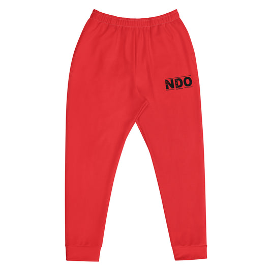 Men's Black on Red Joggers