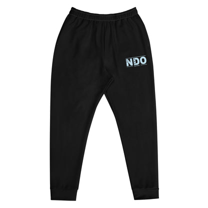 Men's Baby Blue on Black Joggers