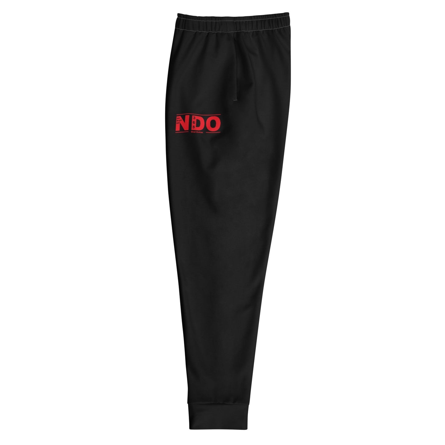 Men's Red on Black Joggers