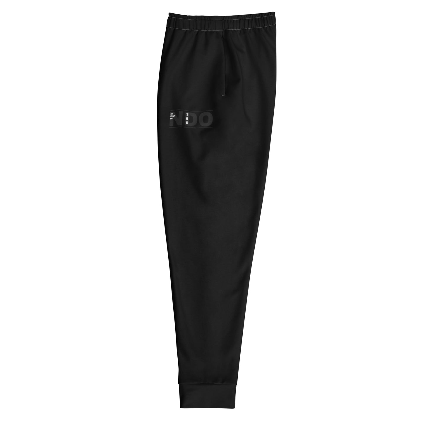 Men's Black/white on Black Joggers