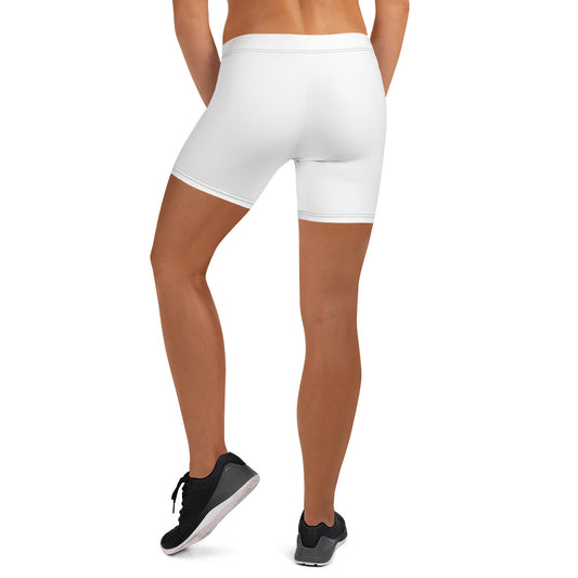 Black on White Shorts