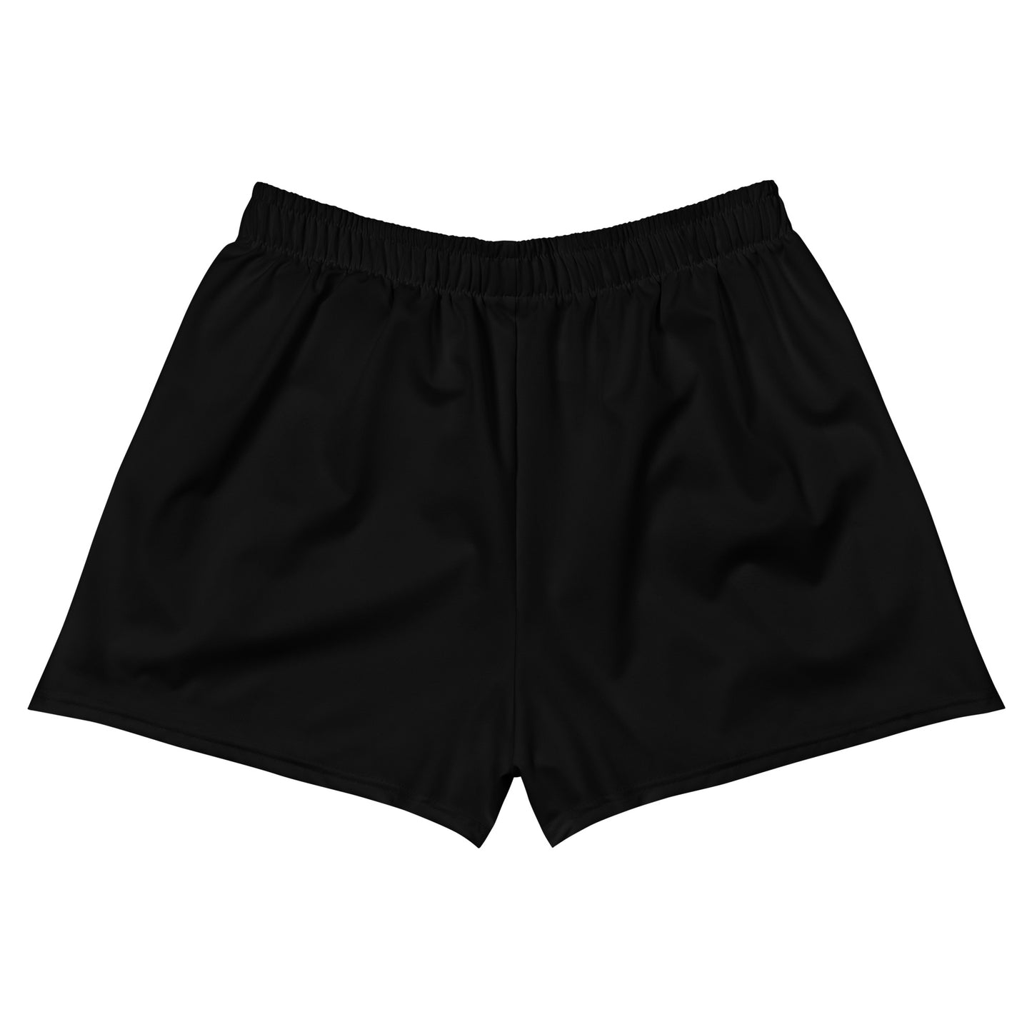 Purple on Black Women’s Athletic Shorts