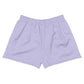 Black on Light Purple Women’s Athletic Shorts