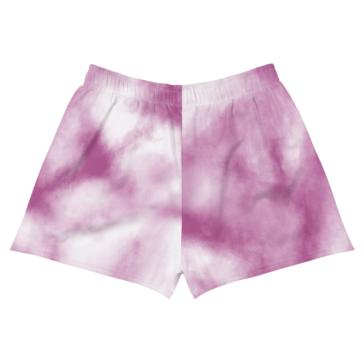 Baby Blue on Purple Women’s Athletic Shorts